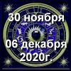 Гороскоп азарта на неделю - с 30 ноября по 06 декабря 2020г
